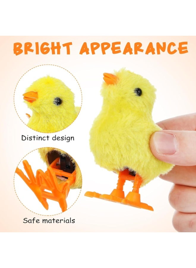 MAGIC VAULT 12 قطعة دمى دجاجة قافزة تعمل بالزنبرك – دجاجة محشوة لطيفة للأطفال، والرضع، وحقائب الحفلات، ومتعة اللعب - Image 5