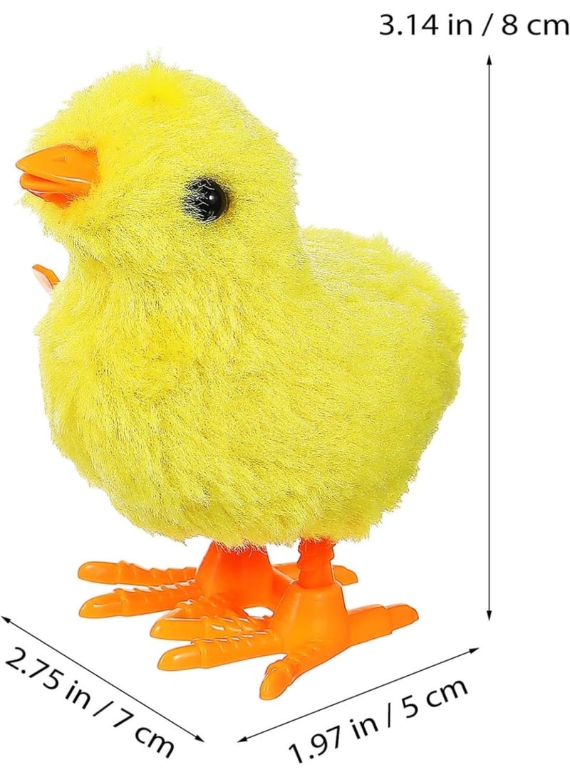 MAGIC VAULT 12 قطعة دمى دجاجة قافزة تعمل بالزنبرك – دجاجة محشوة لطيفة للأطفال، والرضع، وحقائب الحفلات، ومتعة اللعب - Image 4