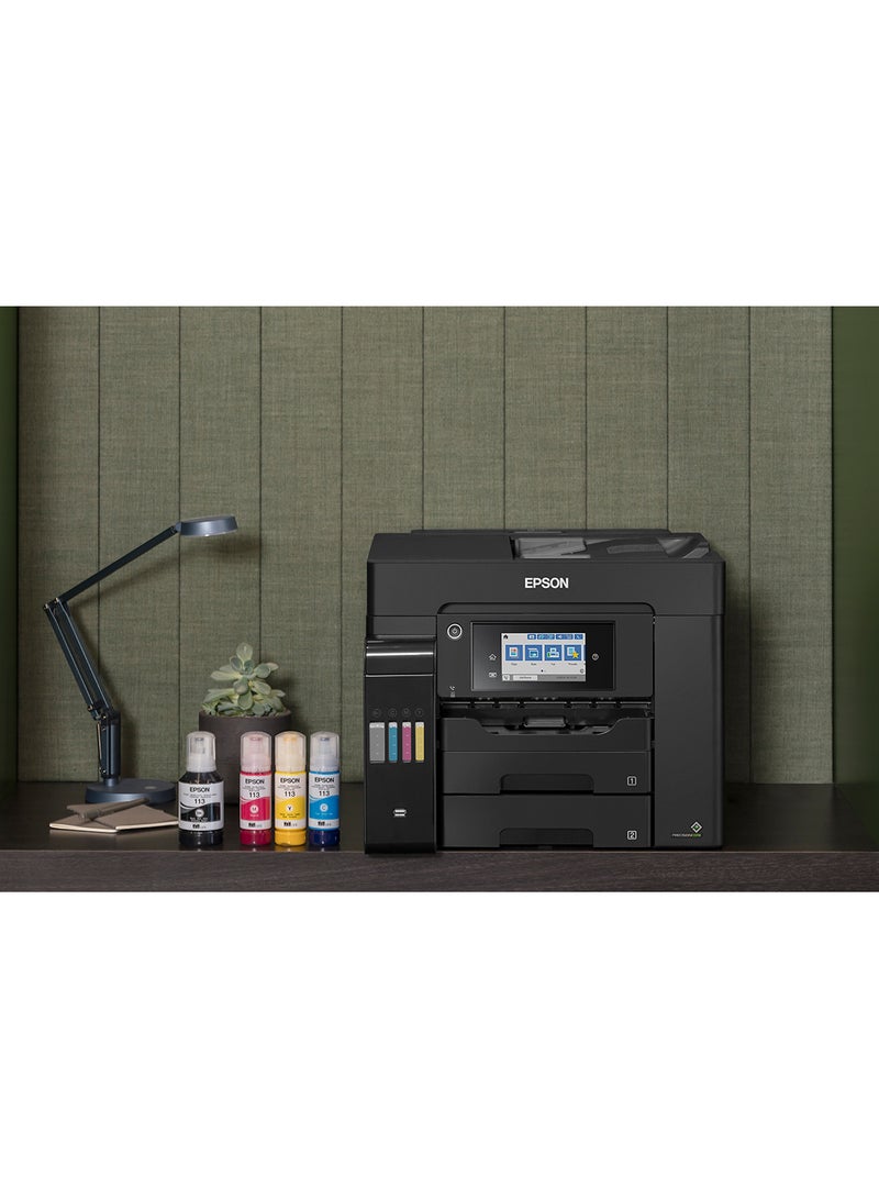 EPSON Ecotank L6570 Office Ink Tank Printer A4 Colour 4-In-1 Printer With ADF, Wi-Fi And Smart Panel Connectivity And Lcd Screen Black - Image 5