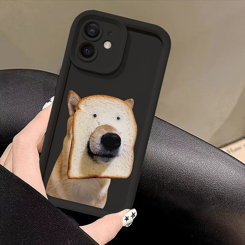 Mixed Color 1 Cute Bread Puppy Print Anti Fall Soft TPU Back Cover Phone Case For IPhone 17 Air IPhone 16 IPhone 15 IPhone 14 IPhone 13 IPhone 12 IPhone 11 - Image 5