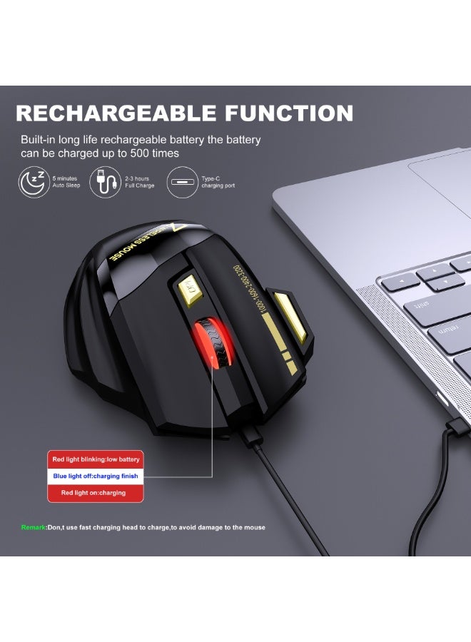 EBMINI New Frontier Esports Gaming Mechanical Silent Wired Mouse - Image 5