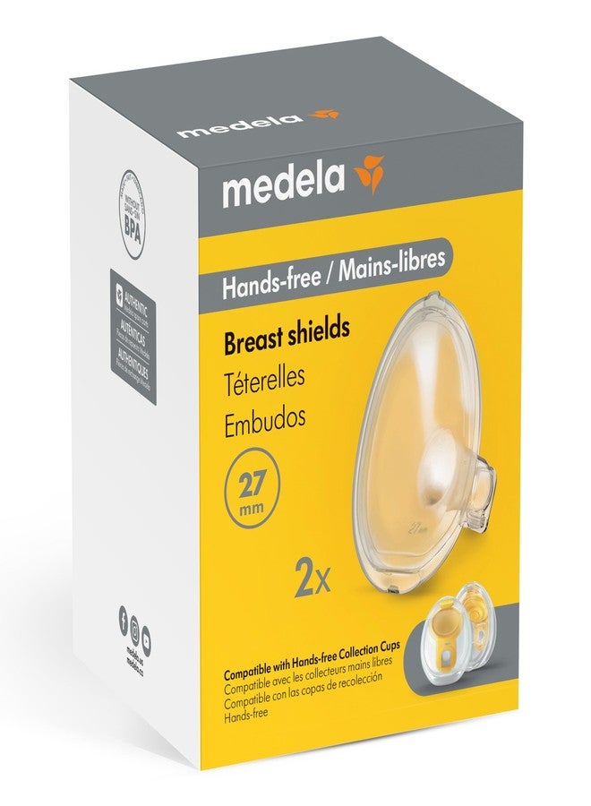 Medela Hands-Free Breast Shields 27mm, for Use with Hands-Free Collection Cups, 2 Count - Image 2