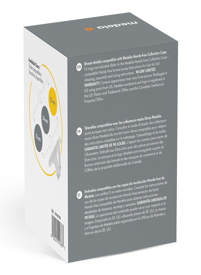 Medela Hands-Free Breast Shields 27mm, for Use with Hands-Free Collection Cups, 2 Count - Image 3