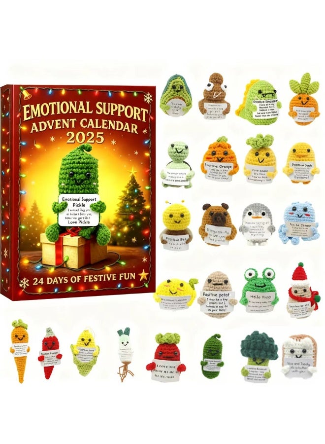 عام الدعم العاطفي 2025 الدعم العاطفي تقويم المجيء قلادة الاكريليك - Image 1