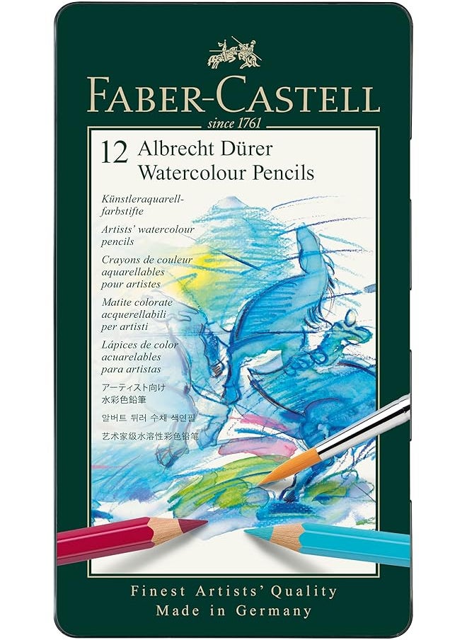FABER-CASTELL - Albrecht Durer Watercolour Pencil 12 Piece Set Assorted - Image 1