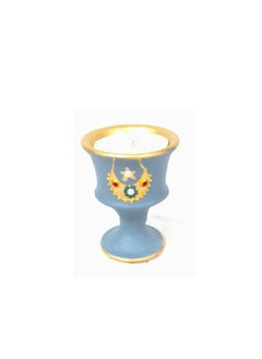 ALJAWAHER medium size, blue and gold color  - Image 2