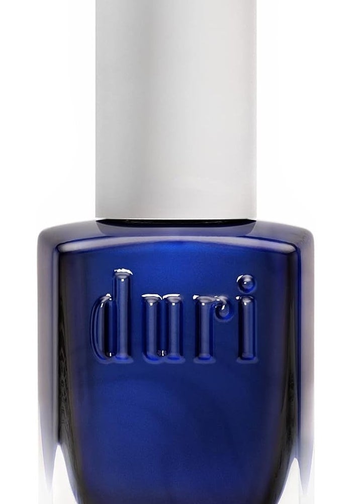 Duri Nail Polish 174 Fire Sapphire - Deep Purple Blue Metallic Shimmer Lacquer, 0.5 fl. oz. - Image 1