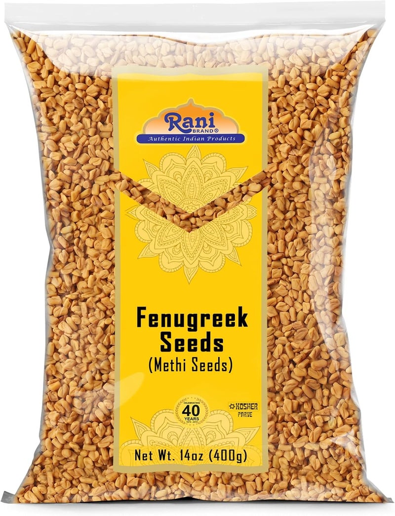 Rani Brand Fenugreek Seeds (Methi Seeds) - 14 oz (400g) - Image 1