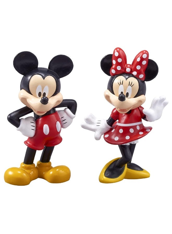 DecoPac ديكوست® ديزني ميكي ماوس وميني ماوس زينة كعكة، مجموعة زينة من قطعتين، بلاستيك آمن للطعام وقوي - Image 5