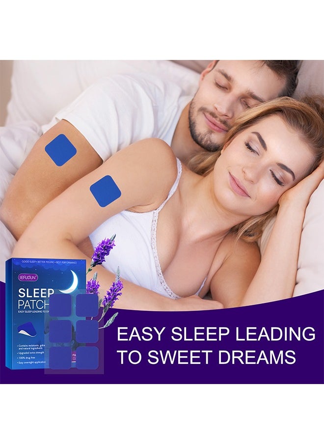 Sefudun - Sleep Patches, Deep Sleep Patches For Adults, Natural Deep Sleep Patches With Quick Acting Ingredients, Sleep Patches For Women, Men And Seniors, 60 Patches - Image 1