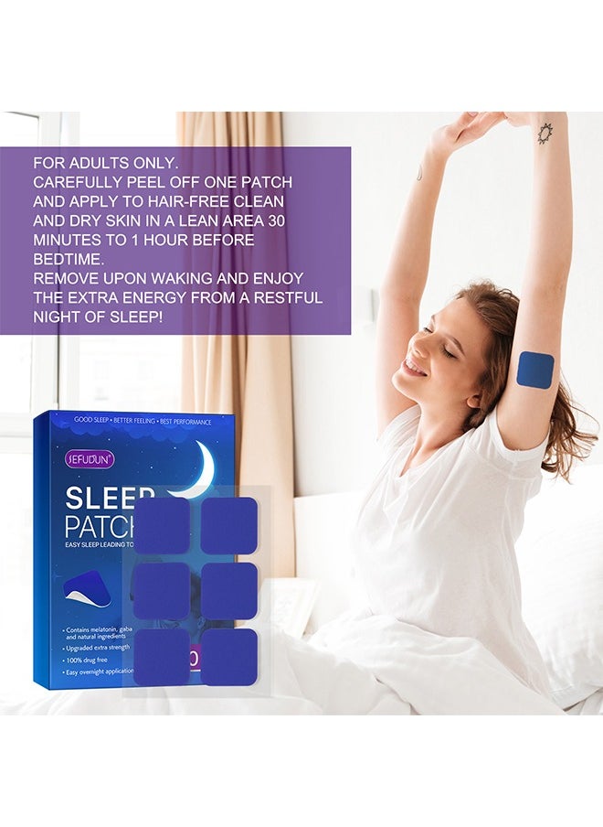Sefudun - Sleep Patches, Deep Sleep Patches For Adults, Natural Deep Sleep Patches With Quick Acting Ingredients, Sleep Patches For Women, Men And Seniors, 60 Patches - Image 1