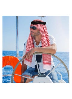TRENDI LAND ZON Arab Style Shemagh Wrap Keffiyeh Middle East Desert Scarf Men Arabic Scarves Neck  Face Headwear Arabian  - Image 2