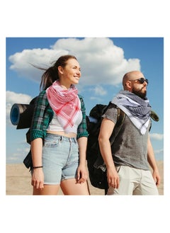 TRENDI LAND ZON Arab Style Shemagh Wrap Keffiyeh Middle East Desert Scarf Men Arabic Scarves Neck  Face Headwear Arabian  - Image 4