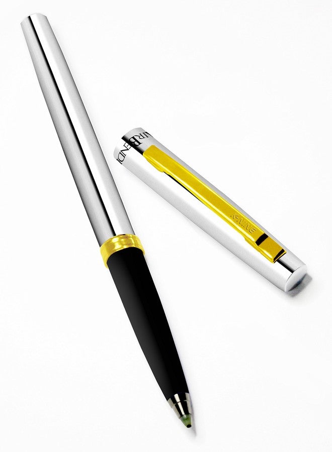 K-NINE AirBender TR400 V2 Roller Bright Chrome GPV2 Gel Ink Pen (Black) - Image 2