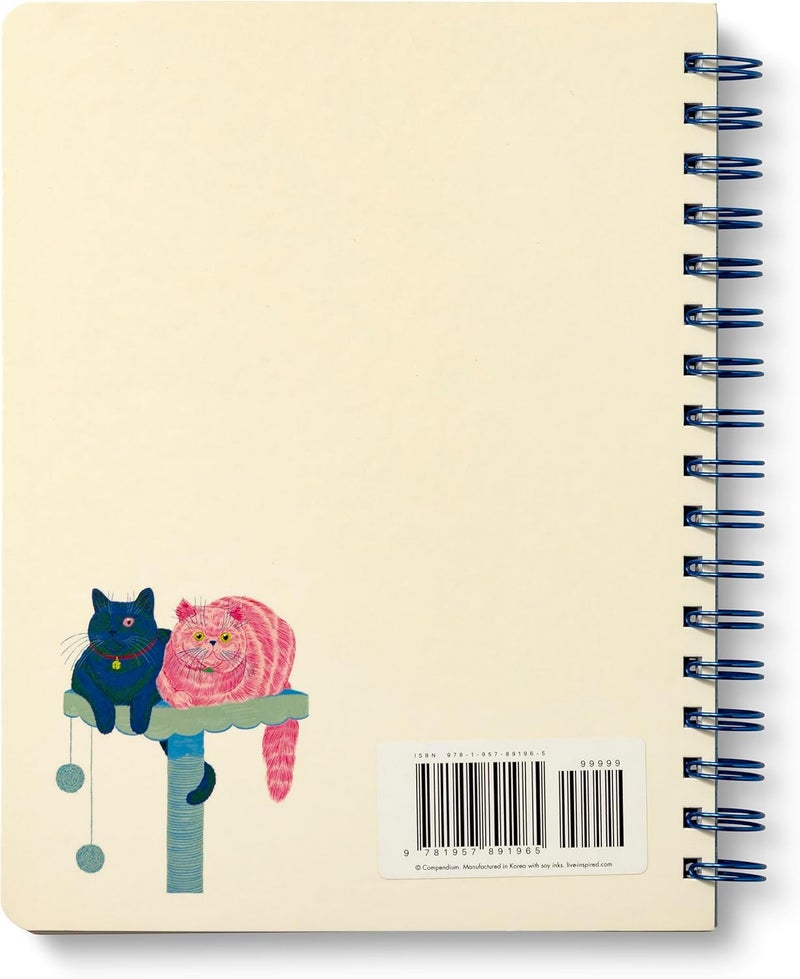 Compendium Spiral Notebook – Be Who You Are. Love What You Love. – A Designer Spiral Notebook with 192 Lined Pages, College Ruled, 7.0" W x 9.25" H - Image 4