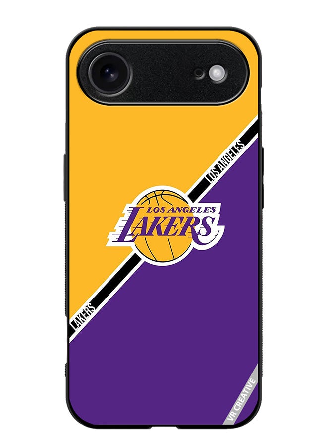 VR CREATIVE Protective Case Cover For Apple iPhone 17 Air Los Angeles Lakers Design Multicolour