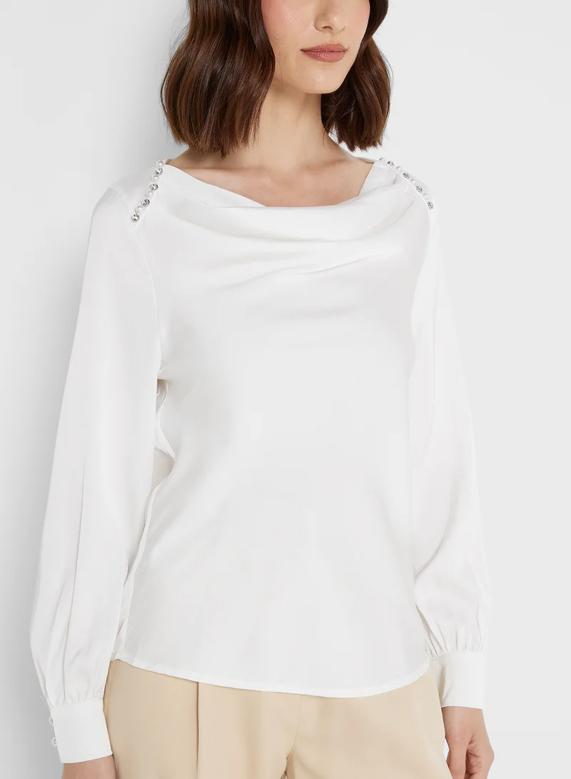 ELLA Cowl Neck Top