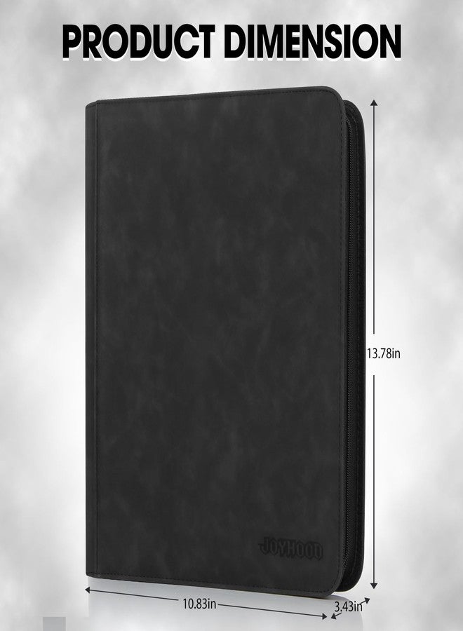 JoyHood 40 Pockets Graded Card Binder, PSA Slab Holder Binder, Graded Card Storage Album for PSA and CGC Slabs (4 Pockets, Black) - Image 2