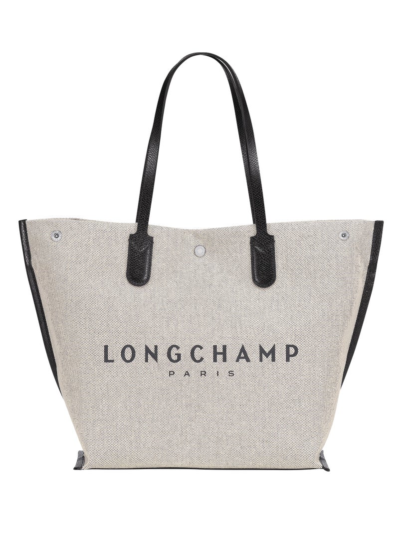 Longchamp - Essential L Tote Bagecru - Canvas - Image 1