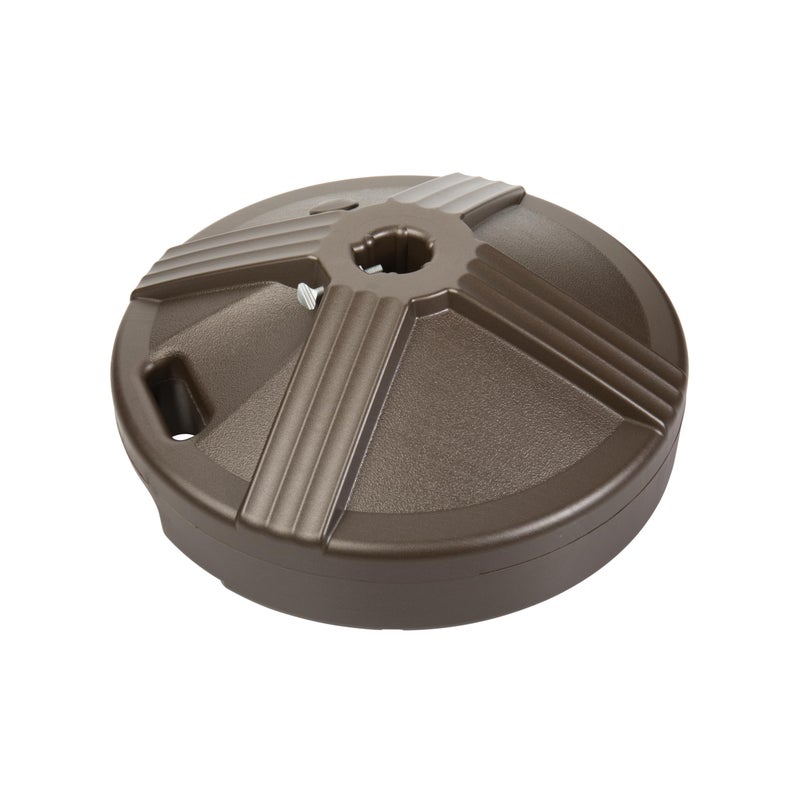 US Weight Durable Fillable Umbrella Base Designed to be Used with a Patio Table 3.5 pounds , Bronze - Image 1