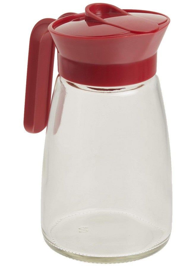 GoodCook Everyday 12 oz. Syrup Dispenser - Easy Pour Spout Waffle & Pancake Syrup Dispenser Container, Glass Syrup Bottle for Maple Syrup, Honey, Barbecue Sauce