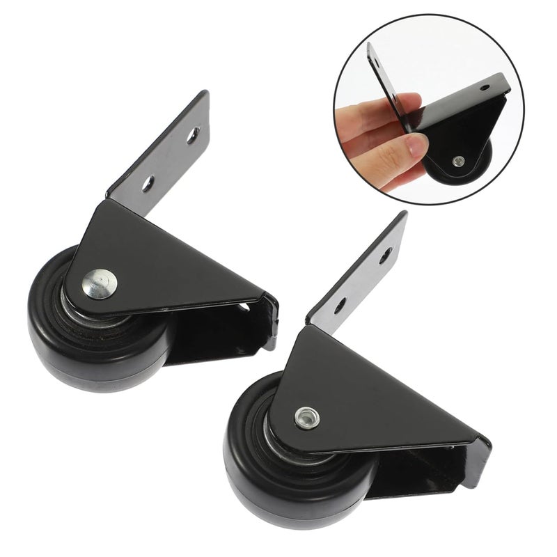 Heavy Duty Furniture Casters 4 Inch 2 Pack Industrial Wheels for Luggage and Display Units - Image 5