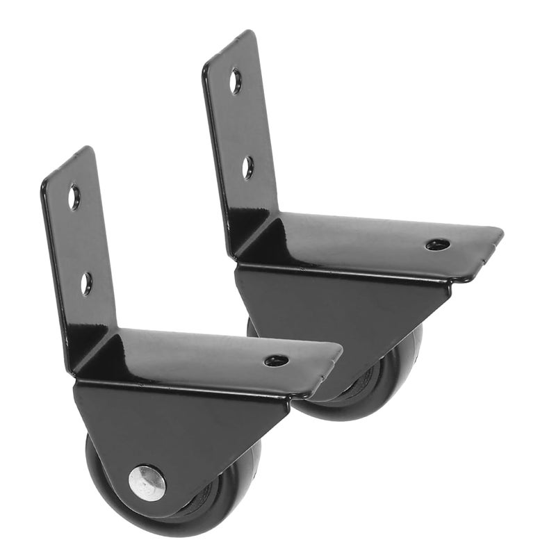 Heavy Duty Furniture Casters 4 Inch 2 Pack Industrial Wheels for Luggage and Display Units - Image 1