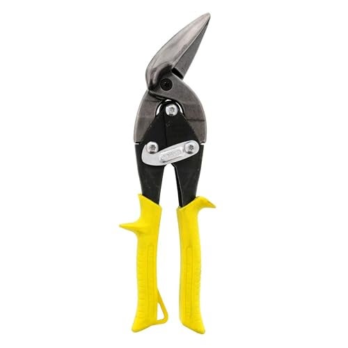 Midwest Snips MIDWEST Aviation Snip - Straight Cut Offset Tin Cutting Shears with Forged Blade & KUSH'N-POWER Comfort Grips - MWT-6510S - Image 1