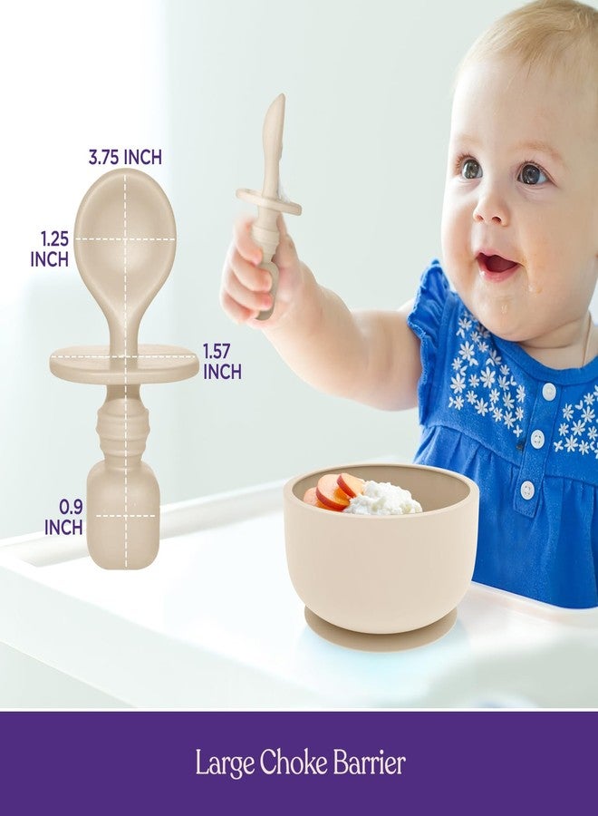 سبريك وعاء شفط مع أغطية وملاعق، خالٍ من مادة BPA، مجموعة تغذية الأطفال من السيليكون، شفط قوي للغاية، للأطفال الصغار والرضع - Image 2