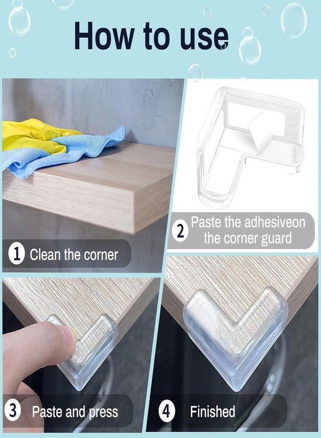 COLESHWAR Silicon Corner Protector for Sharp Edges, Table Corners Edge Protector for Kids, Bed Corners Edge Protector for Furniture, Baby Proofing Edge & Corner Guards (Pack of 12) - Image 4