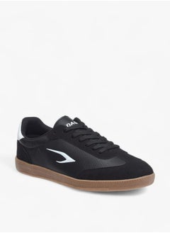 Dash Men Panelled Sneakers with Lace-Up Closure  - Image 2