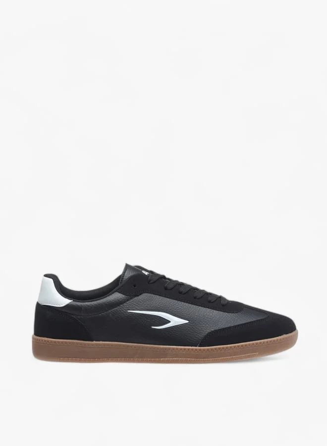 Dash Men Panelled Sneakers with Lace-Up Closure