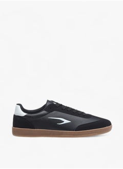 Dash Men Panelled Sneakers with Lace-Up Closure  - Image 3