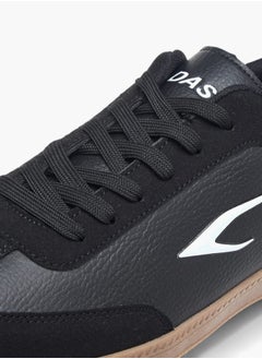 Dash Men Panelled Sneakers with Lace-Up Closure  - Image 4