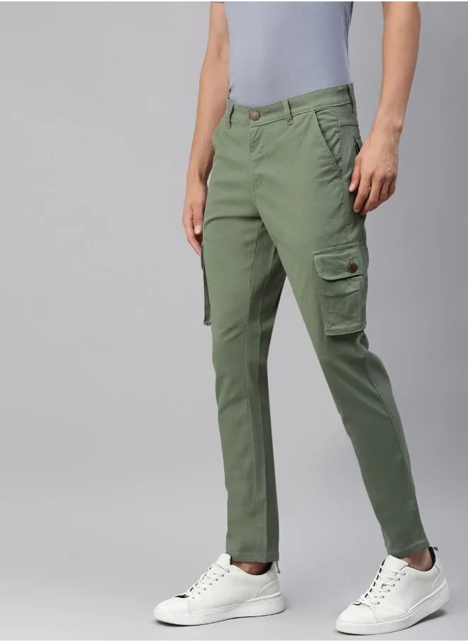 هوبرهولمي Sage Green Pants For Men