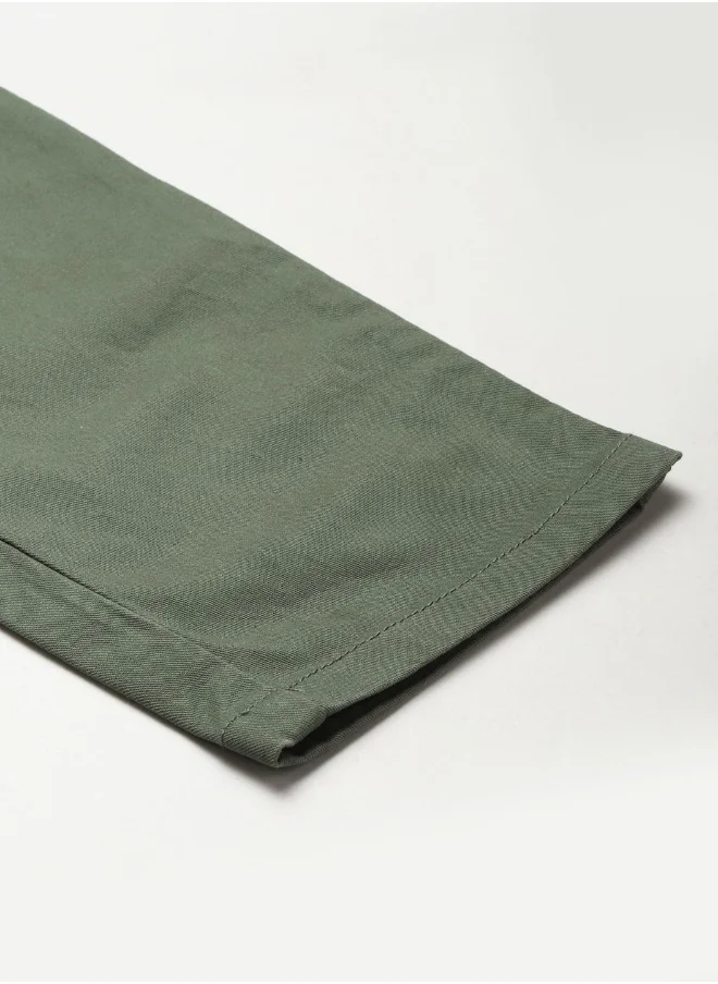 هوبرهولمي Sage Green Pants For Men