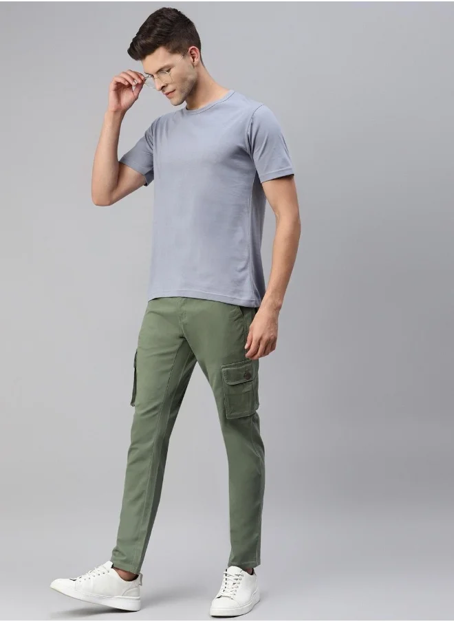 هوبرهولمي Sage Green Pants For Men