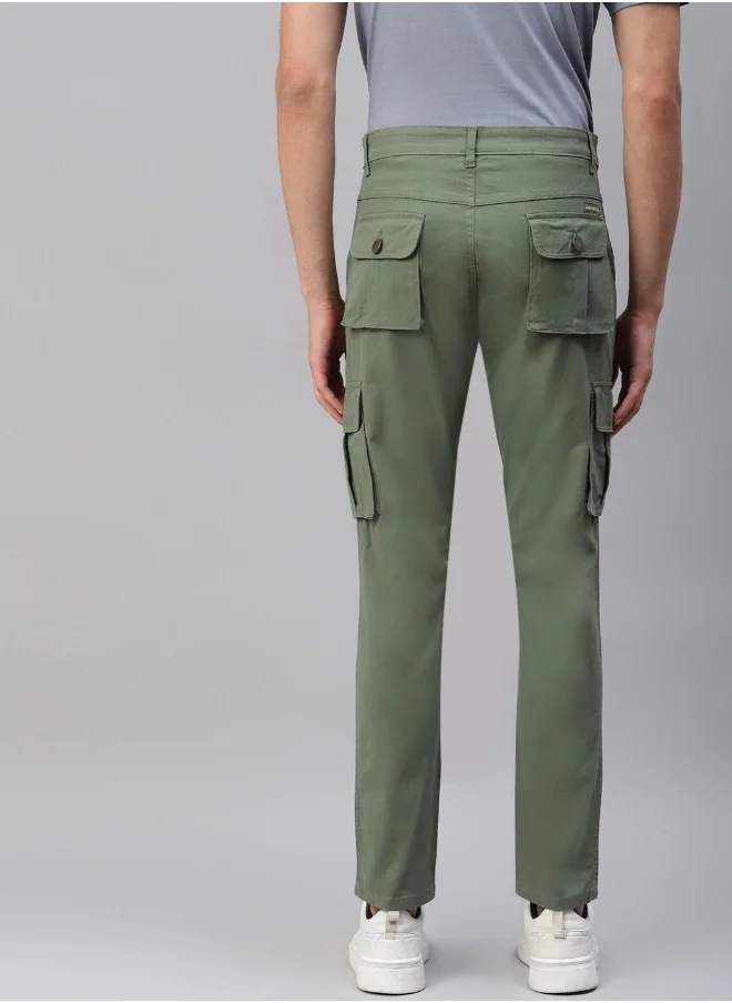 هوبرهولمي Sage Green Pants For Men