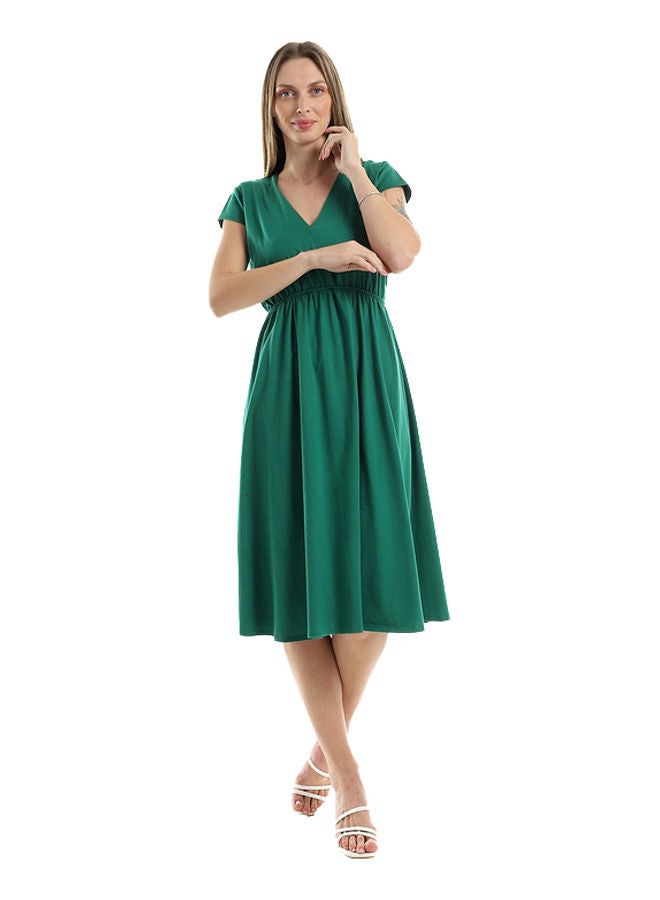 Green Wrap Dress