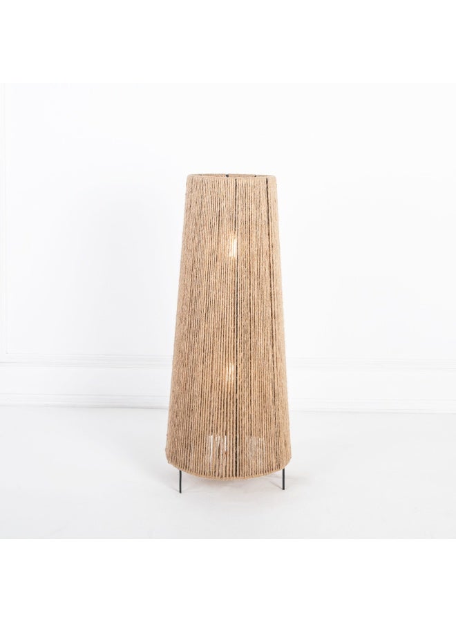تبس هوم لمب مصباح أرضي بوهو بني 80x25 سم - Image 2