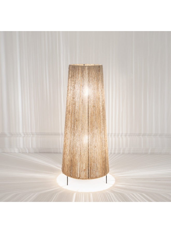 تبس هوم لمب مصباح أرضي بوهو بني 80x25 سم - Image 1