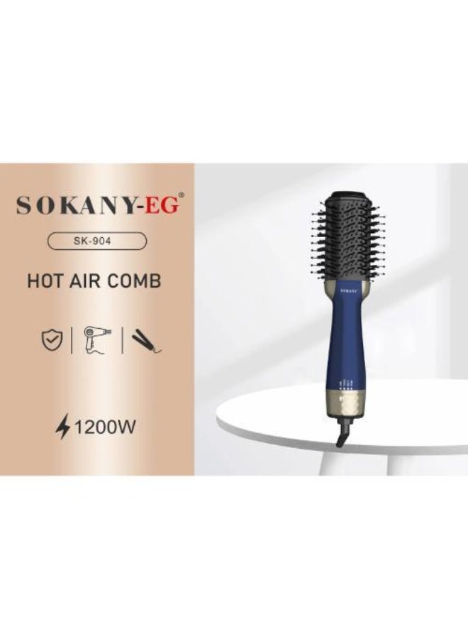 sokany SK-904 1200W Hair Dryer Brush - Image 3