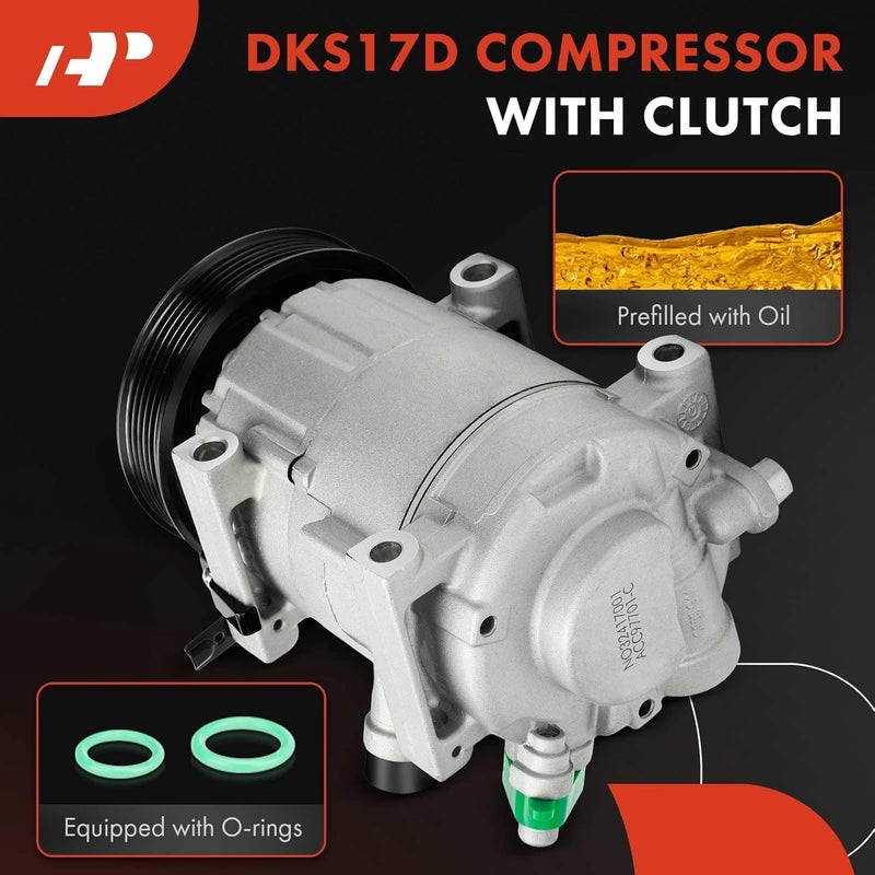 A-Premium A/C Compressor with Clutch for Hyundai Elantra 2018-2019 - Image 3