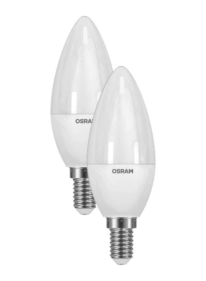 Osram LED Value E14 Classic B40 4.7W 2700K Warm White Frosted Non-Dimmable Energy-Saving LED Bulb - Image 1