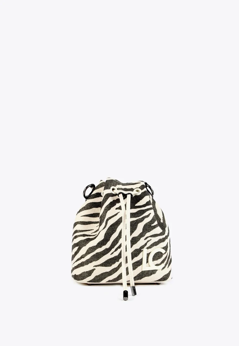 Lola Casademunt Animal Print Bucket Bag