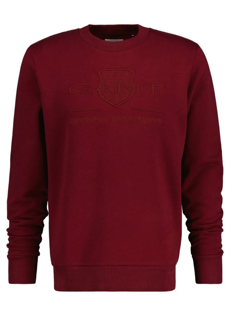 GANT Gant Tonal Shield Crew Neck Sweatshirt