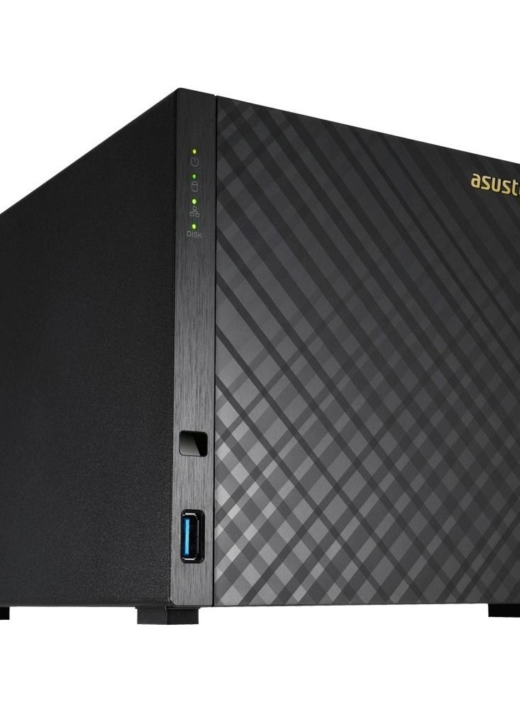 مساعد - Asustor AS1004T Tower 2 BAY NAS,512MB DDR3, Dual Core Processor storage - Image 1