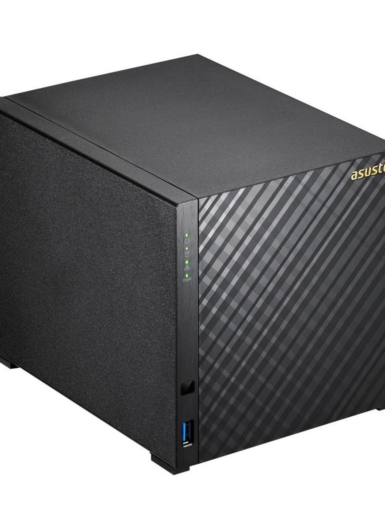 مساعد - Asustor AS1004T Tower 2 BAY NAS,512MB DDR3, Dual Core Processor storage - Image 1