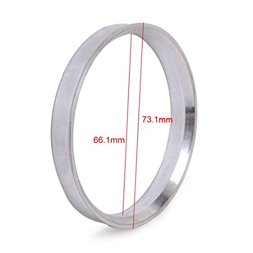 ZHTEAPR 4pc Wheel Hub Centric Rings 73.1 to 66.1 - OD=73.1mm ID=66.1mm - Aluminium Alloy Wheel Hubrings 66.1 to 73.1 - Image 5