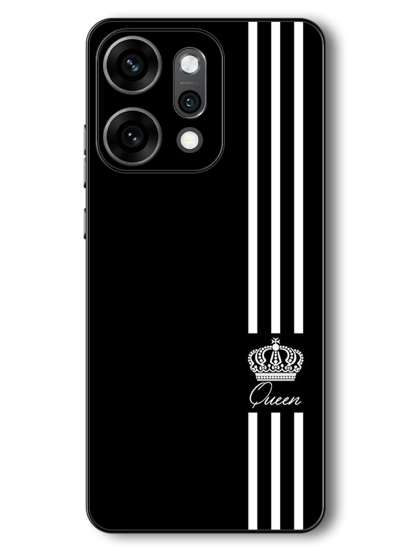 Theodor Case Compatible with Oppo Reno 14 Pro 6.83 Inch Protection Shockproof Bumper Cover Queen Crown - Image 1